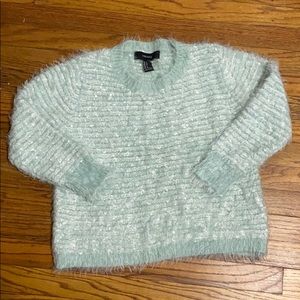 FOREVER 21 Mint Green 3/4 Sleeve Sweater SIZE S
